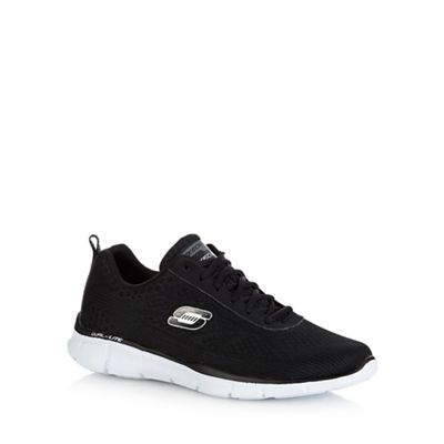 Skechers Big and tall black 'equalizer-quick reaction' trainers